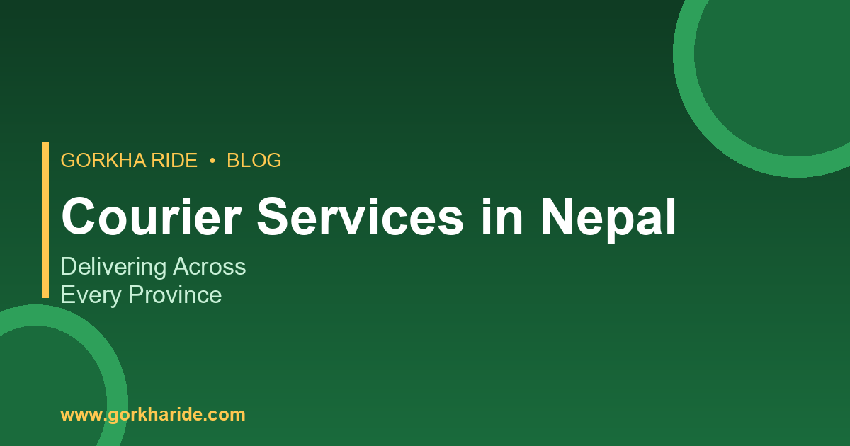 Courier Services in Nepal: Bridging the Distance